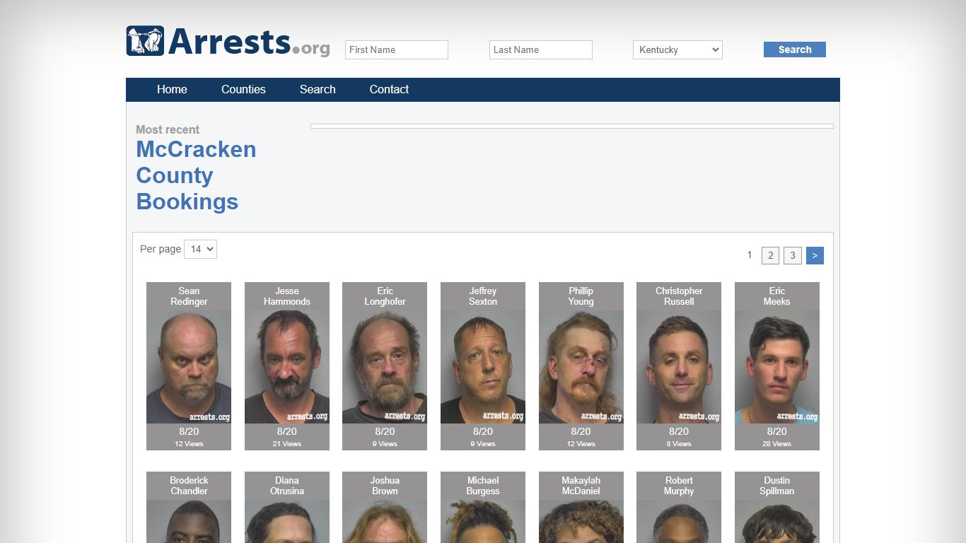 McCracken County Arrests and Inmate Search
